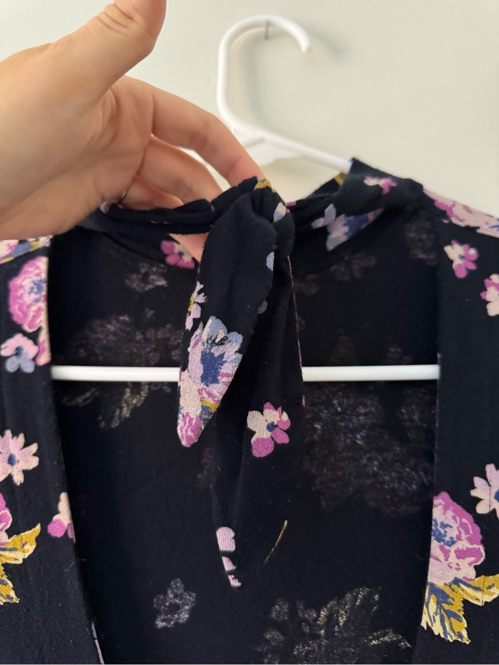 FREE PEOPLE Open Back Floral Blouse S - Picture 7 of 11